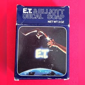 Vintage Avon ET Extra Terrestrial & Elliott Decal Soap